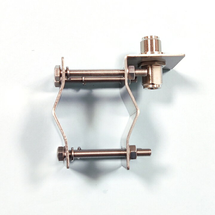 MAX 50mm取付け可能 アンテナ基台 ミラーステー Nコネクター付き アンテナ用 基台 ...