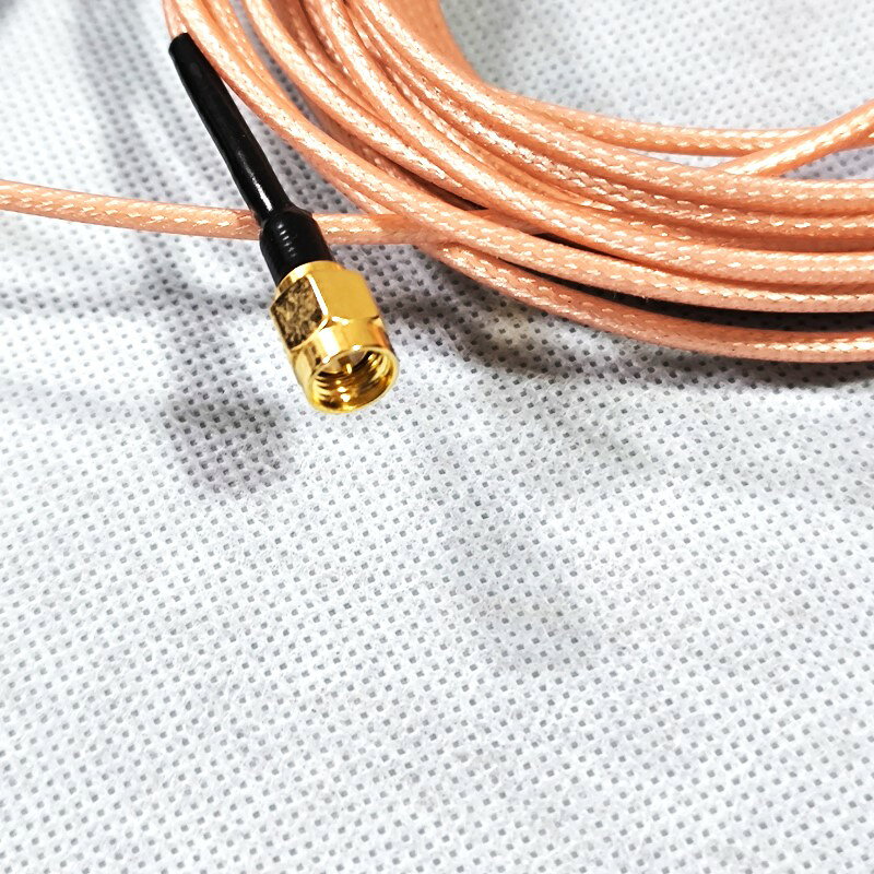 HamgoのSMA オス アンテナ用 基台 ＋ テフロンケーブル 5m マグネット 基台 ゴムパッド付 無線 MCゴムキャップ付　磁石 室内 車載 基台同軸 ケーブル｜アングル2