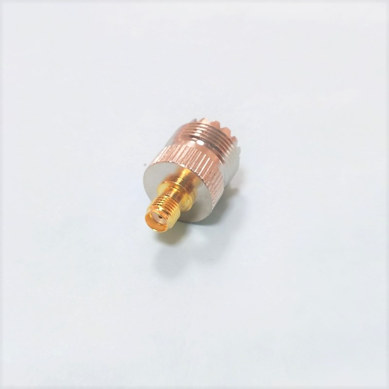 HamgoのMJ SMAJ 同軸変換 コネクタMメス SMAメス アダプタ｜アングル2