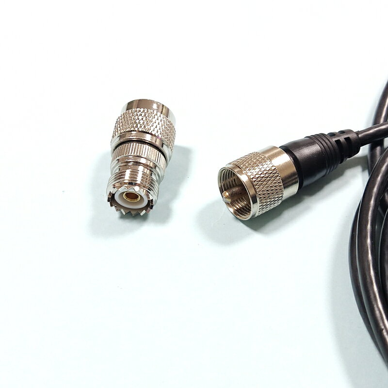 HamgoのNP （ N型 ）コネクタ セット MJ - MPアンテナ 基台 ＋ 同軸 ケーブル 5m セット 強力 マグネット ベース M型 コネクター 車載用 アマチュア 無線 対応 モービル MJ - MPカーアンテナ ブラック｜アングル2