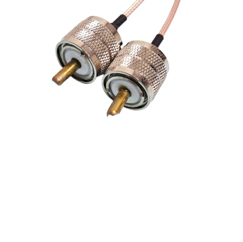 50cm 両端MP テフロン ケーブル 同軸ケーブル Mオス アマチュア無線 RG316 1.5D