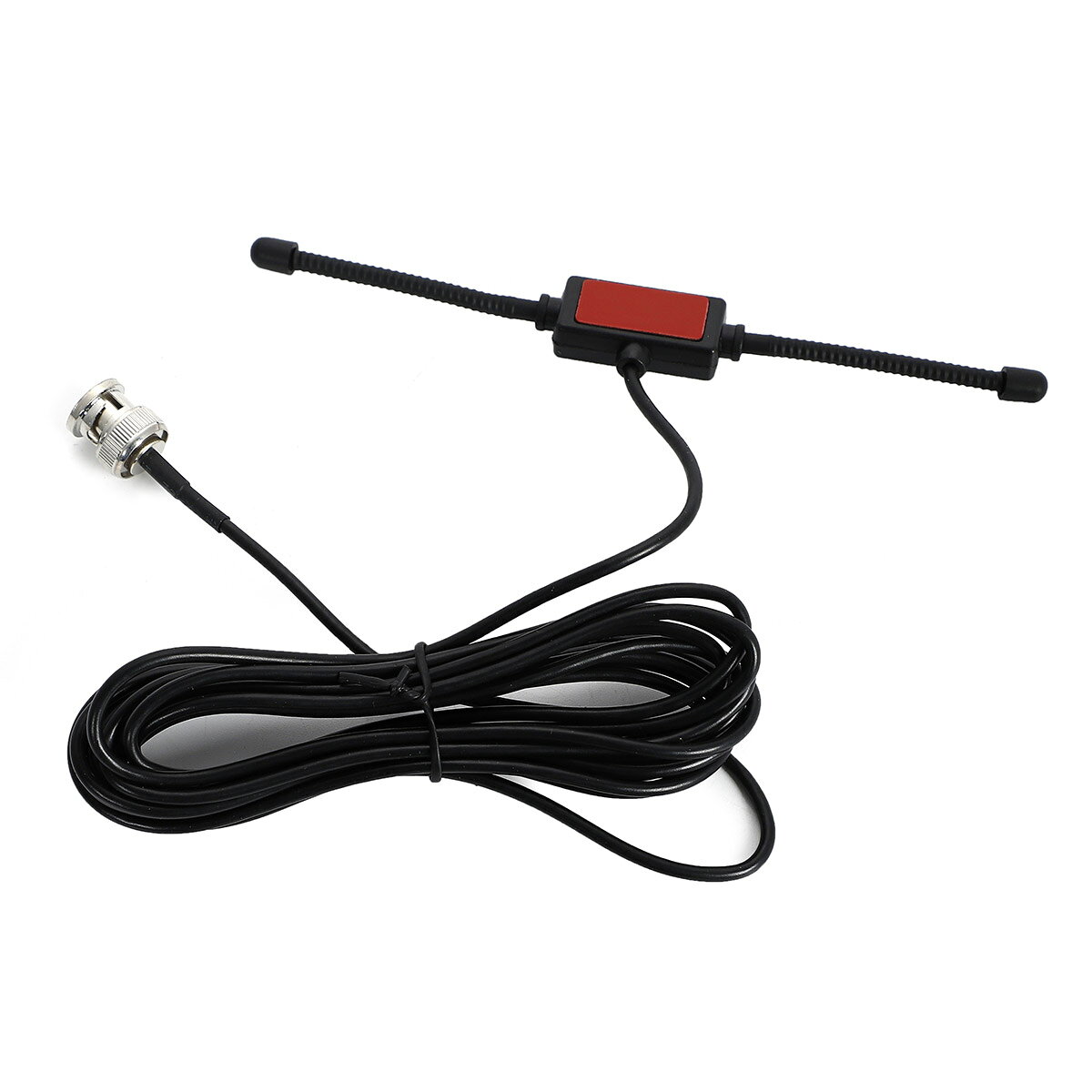 Hamgoの28MHzー1.2GHz 広帯域受信アンテナ BNCオス ワイドバンド 超小型 利得3dB 隠しアンテナ BNCP BNC型 両面テープ｜アングル2