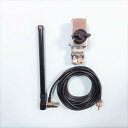 144/430MHz セット 黒 ショートアンテナと同軸ケーブルと基台 銀 防水キャップ付 パイプ ルーフレール ミラーパイプ 角度調整 無線 モービルアンテナ...