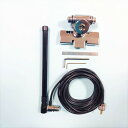 セット モービルアンテナ 黒 同軸ケーブルと基台 車載 トランク ハッチバック 用 RG58 3D 144/430MHz アマチュア無線