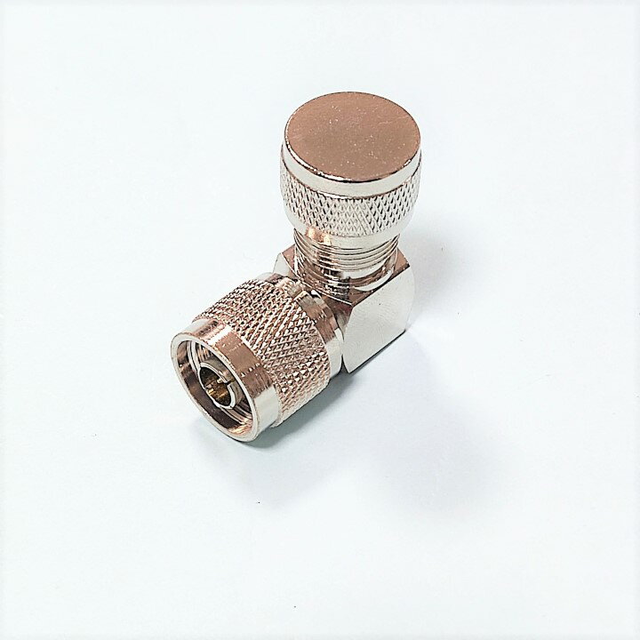 NP-MJ L型 同軸変換コネクタ Nオス-Mメス アダプタ 中継用同軸変換アダプタ