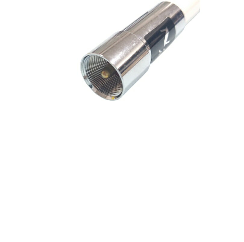 Hamgoの白 22cm モービル用 ミニ アンテナ 22cm 144 / 430MHz 帯 M型 アマチュア 無線 ホワイト ショートアンテナ｜アングル2