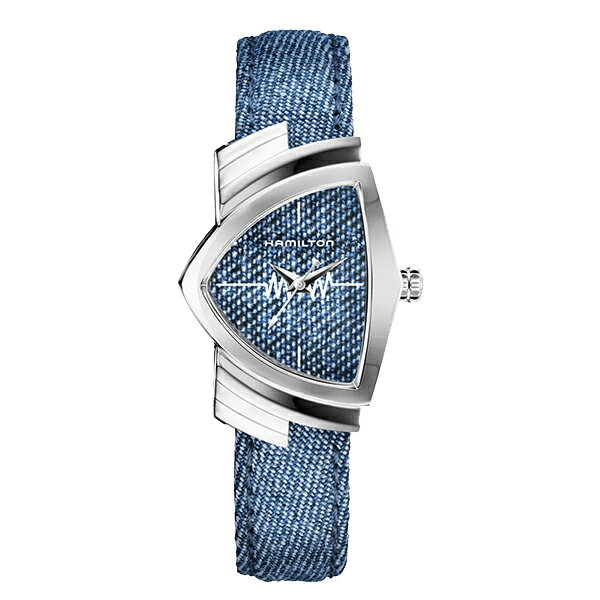 ハミルトン公式腕時計HAMILTONVenturaベンチュラクオーツクォーツ24.00MMテキスタイルベルトブルー×ブルーH24211941レディース腕時計女性正規品ブランド