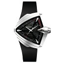 ハミルトン 公式 腕時計 HAMILTON Ventura XXL ベンチュラ XXL オートマティック 自動巻き 45.50MM ラバーベルト ブラック × ブラック H24655331 メンズ腕時計 男性 正規品 ブランド