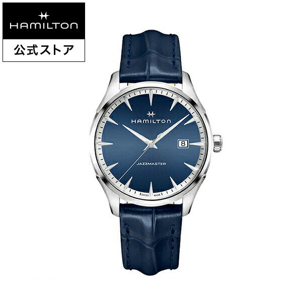 ハミルトン 公式 腕時計 Hamilton Jazzmaster Gent ジャズマスター ジェント メンズ レザー | 正規品 時計 メンズ腕時計 ブランド クォーツ 革ベルト ビジネス 男性腕時計 クオーツ 革 シンプル 電池 レザーベルト 紳士腕時計 5気圧防水 ブルーベルト 誕生日プレゼント