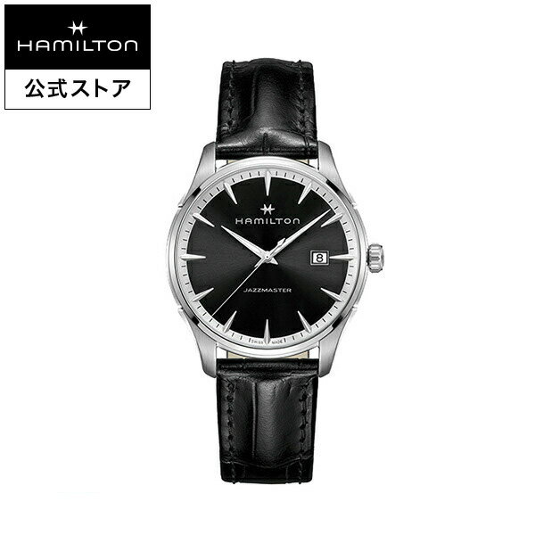 楽天ハミルトン公式オンラインストアハミルトン 公式 腕時計 HAMILTON Jazzmaster Gent ジャズマスター ジェント クオーツ クォーツ 40.00MM レザーベルト ブラック × ブラック H32451731 メンズ腕時計 男性 正規品 ブランド ビジネス シンプル