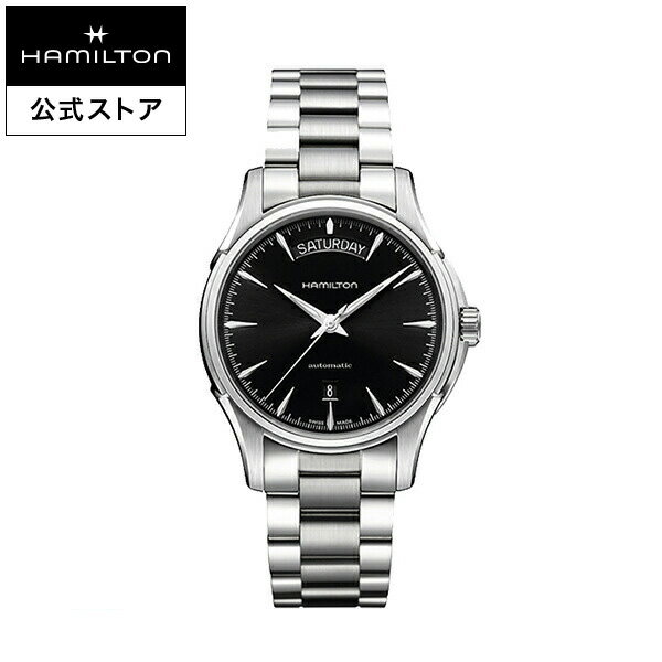 ハミルトン 腕時計 ハミルトン 公式 腕時計 HAMILTON Jazzmaster Day Date ジャズマスター デイデイト オートマティック 自動巻き 40.00MM ステンレススチールブレス ブラック × シルバー H32505131 メンズ腕時計 男性 正規品 ブランド ビジネス シンプル