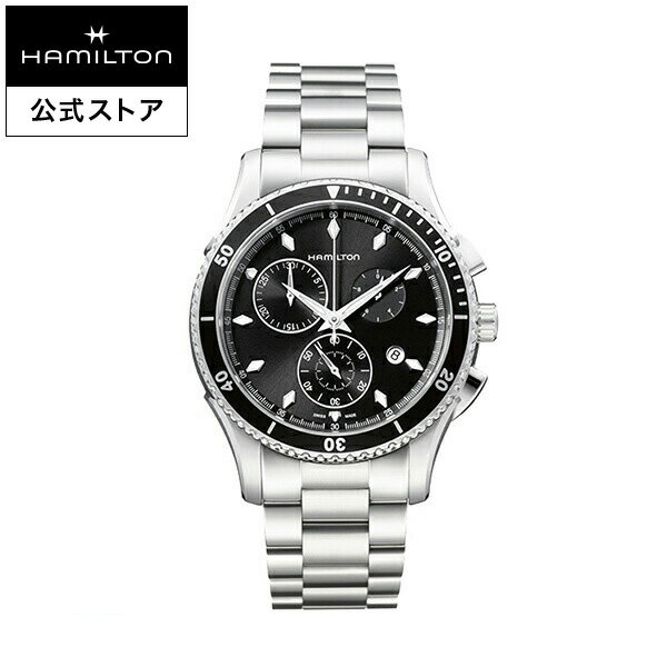 ハミルトン 腕時計 ハミルトン 公式 腕時計 HAMILTON Jazzmaster Seaview ジャズマスター シービュー クオーツ クォーツ 44.00MM ステンレススチールブレス ブラック × シルバー H37512131 メンズ腕時計 男性 正規品 ブランド ビジネス シンプル