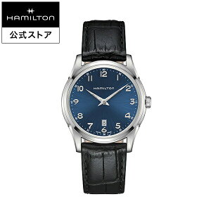 ハミルトン 公式 腕時計 HAMILTON Jazzmaster Thinline ジャズマスター シンライン クオーツ クォーツ 42.00MM レザーベルト ブルー × ブラック H38511743 メンズ腕時計 男性 正規品 ブランド ビジネス 新成人 シンプル