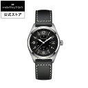 ハミルトン ビジネス腕時計 メンズ ハミルトン 公式 腕時計 HAMILTON Khaki Field カーキ フィールド クオーツ クォーツ 40.00MM レザーベルト ブラック × ブラック H68551733 メンズ腕時計 男性 正規品 ブランド アウトドア