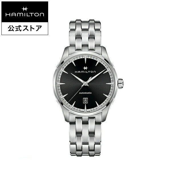 ハミルトン 腕時計 ハミルトン 公式 腕時計 HAMILTON Jazzmaster ジャズマスター ジェント オートマティック 自動巻き 40.00MM ステンレススチールブレス ブラック × シルバー H32475130 メンズ腕時計 男性 正規品 ブランド ビジネス シンプル