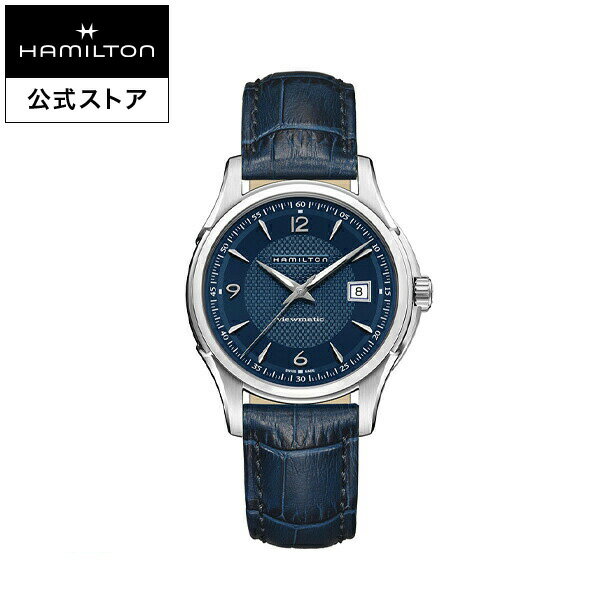 ハミルトン 公式 腕時計 HAMILTON Jazzmaster Viewmatic ジャズマスター ビューマティック オートマティック 自動巻き 40.00MM レザーベルト ブルー × ブルー H32515641 メンズ腕時計 男性 正規品 ブランド ビジネス シンプル 1