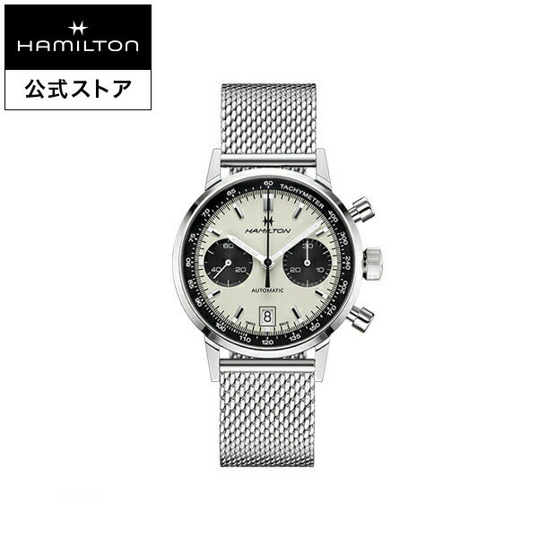 楽天市場 ハミルトン 公式 腕時計 Hamilton American Classic Intra Matic アメリカンクラシック イントラマティック オートクロノ 自動巻き 40 00mm ステンレススチールブレス ホワイト シルバー H メンズ腕時計 男性 正規品 ハミルトン公式オンラインストア