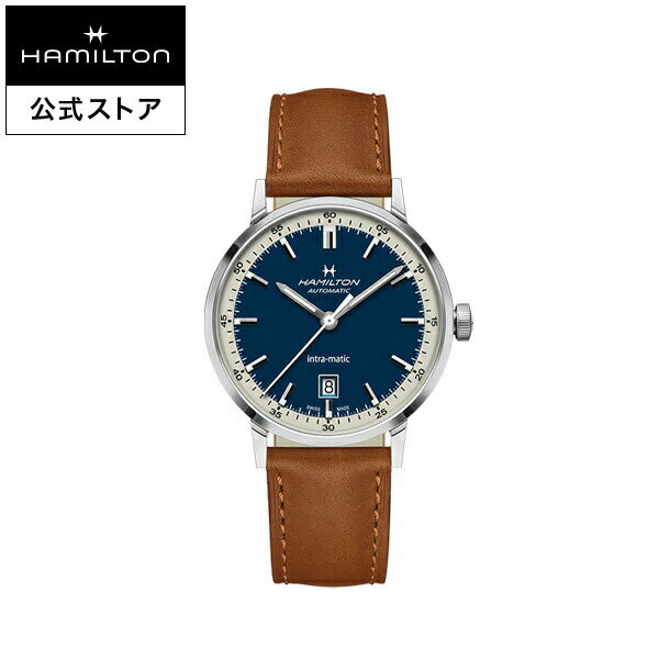 ϥߥȥ  ӻ HAMILTON American Classic Intra-Matic ꥫ󥯥饷å ȥޥƥå ư 40.00MM 쥶٥ ֥롼  ֥饦 H38425540 ӻ   ֥