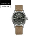 ハミルトン 公式 腕時計 HAMILTON Khaki Field カーキ フィールド オートマティック 自動巻き 42.00MM レザーベルト ブラック × ブラウン H70545550 メンズ腕時計 男性 正規品 ブランド アウトドア その1