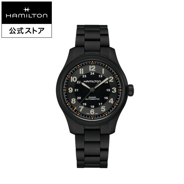 ϥߥȥ  ӻ HAMILTON Khaki Field  ե ˥ ȥޥƥå ư 42.00MM ٥ ֥å  ֥å H70665130 ӻ   ֥ ȥɥ