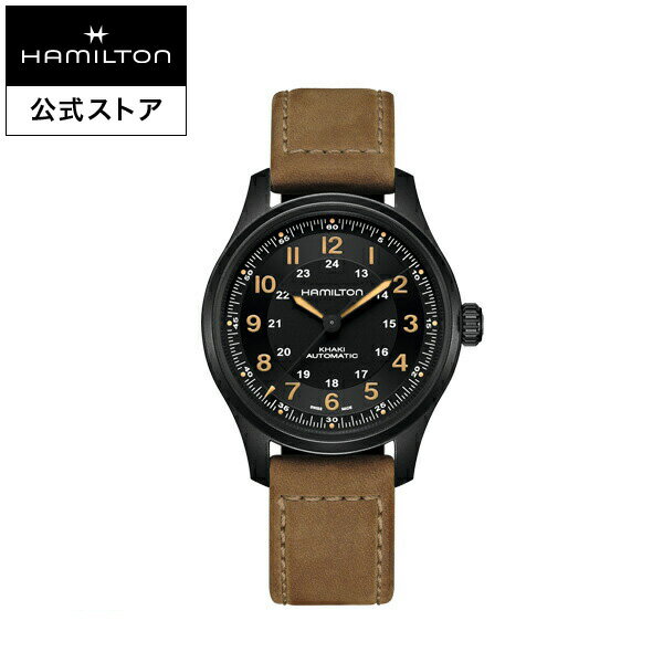 ϥߥȥ  ӻ HAMILTON Khaki Field  ե ȥޥƥå ư 42.00MM 쥶٥ ֥å  ֥饦 H70665533 ӻ   ֥ ȥɥ