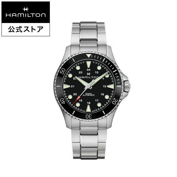 n~g  rv HAMILTON Khaki Navy Khaki Scuba J[L lCr[ XL[o I[g}eBbN  43.00MM XeXX`[uX ubN ~ Vo[ H82515130 Yrv j Ki uh h