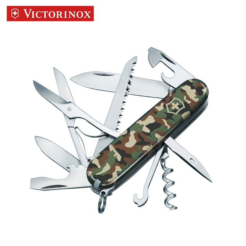 【VICTORINOX/ビクトリノックス】ハントマン カモフラージュ(1.3713.94)メーカー保証書付◆マルチツール 父の日 ナイフツール 防災 サバイバル...