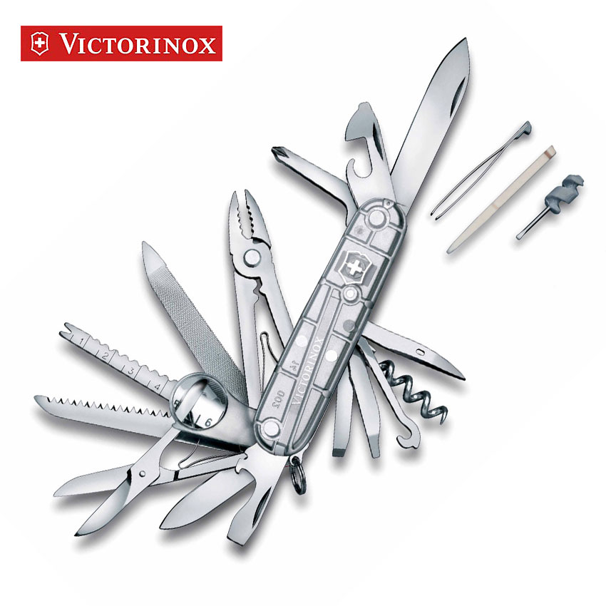 【VICTORINOX/ビクトリノックス】スイスチャンプ・シルバーテック(1.6794.T7)◆メーカー保証書付ナイフ 折りたたみ マルチツール 折り畳み 防災...