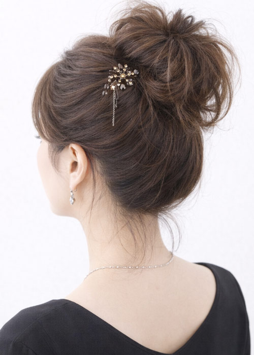 【追跡可能メール便 送料無料】【ヘアピン】　ミーテ　［結婚式 パーティ お花 フ...
