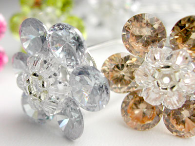 【ジルコニア U字ピンM(75mm)】★エマ[結婚式 キラキラ クリスタル お団子 アップヘア かんざし 夜会巻き ビーズ ヘアアクセサリー ヘアアクセ 動画 ...