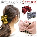 ヘアクリップ 送料無料(沖縄・離島を除く)挟むだけで美人髪! 大きめサイズ リトルムーンリボンL(カラーver.)[クランプリボン りぼん ヘアアクセ バンスク...