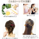 【軽くて頭が痛くならない♪】★【バンスクリップ】★マルチクリップ（オニオンクリア）［ヘアクリップ 大きめ オフィス 実用的 ヘアアレンジ 結婚式 パーティ ヘッドアクセ ヘアアクセサリー 髪飾り お団子 ］ 3