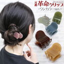 【追跡可能メール便 送料無料】【バンスクリップ】ワンカラーリアム[ヘアクリップ バンス アセテート マーブル 超強力 アクセント ヘアアレンジ 結婚式 パーティ...