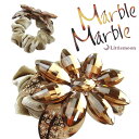 【送料無料】宅配便！送料無料！【Marble Marbleヘアゴム】オディル［べっ甲風 アニマル柄 アセテート アセチ ヘアアクセサリー 髪飾り 簡単ヘアアレンジ まとめ髪 髪型 マーブルマーブル ］