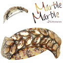 【Marble Marbleバレッタ】★ジュディット[べっ甲風 アニマル柄 アセテート アセチ ヘアアクセサリー 髪飾り 簡単ヘアアレンジ まとめ髪 髪型 マー...
