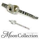 リトルムーン ヘアアクセサリー 【送料無料】【Moon Collection　バレッタ】ロヴァーノ［スワロフスキー クリスタル ビジュー ラインストーン 結婚式 パーティ ヘッドアクセ ヘアアクセサリー 髪飾り］20151211