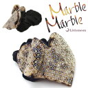 べっ甲 ハート ヘアゴム 大きめ クリスタル【Marble Marbleヘアゴム】★マリアンヌ[べっ甲風 アニマル柄 アセテート アセチ ヘアアクセサリー 髪飾...
