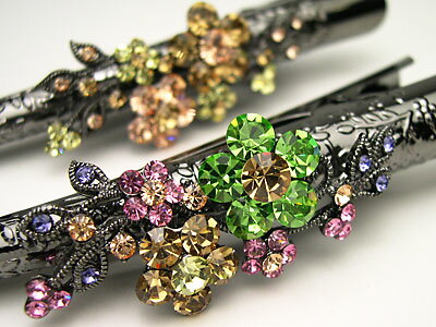 【ダッカールL】カメリアガーデン特別色[ヘッドアクセ・ヘアアクセサリー・ダッカール]