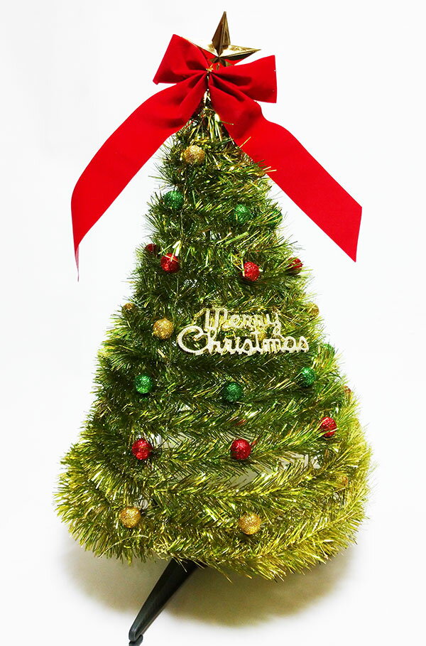 簡単組み立てクリスマスツリー高さ45cm訳あり 箱つぶれあり