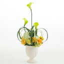 花 フラワーアレンジ ローズ カラー アートフラワー 造花 消臭抗菌加工 高さ約55cm
