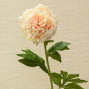 ピオニー 芍薬 クリーム造花 花材 資材花径9cm×長さ50cm