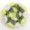 フラワーアレンジ 薔薇 ローズ バラ 壁掛けリース 造花 フラワーアレンジメント 花 プレゼント おしゃれ お祝い 誕生日 お誕生日 お花 ギフト 還暦 古希 ...