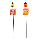 ハロウィン パンプキンピック 2本セット ハロウィン かぼちゃ 飾り サイズL30cm 訳あり 在庫処分品