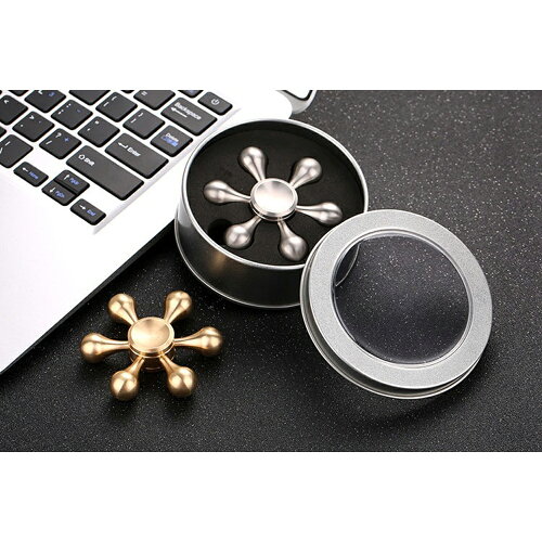 新型DIY ハンドスピナー 水道 Hand Spinner ストレス解消 6枚翼リムー...