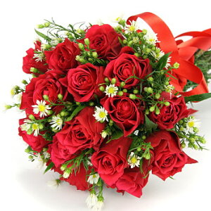 赤バラの花束 ブーケ 数量10本からお届け可能　（9本以下は自動お取消し）誕生日　ギフト お祝い プレゼント 誕生日、お祝い などに 結婚記念日