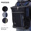 リュック メンズ（10000円程度） MOUSTACHE ムスタッシュ リュック リュックサック ブランド メンズ レディース ユニセックス JLG-4655 A3 男性 プレゼント ギフトラッピング無料 正規品ギフト 通学 通勤 シンプル お洒落