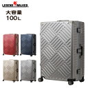 レジェンドウォーカー スーツケース Lサイズ 大容量 100L 5.7kg 長期 10泊 LEGEND WALKER DECK デッキ 5510-70 ダブルキ...