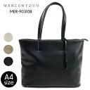 MERCURYDUO トートバッグ MER-90310B ビジネストート お仕事バッグ A4書類 可愛い フェミニン 花柄 シンプル 黒 ブラック 高見え 女性...