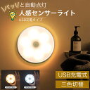 人感センサーライト センサーライト LED 室内 フットライト USB充電式 人感 小型 軽量 屋内フットライト クローゼットライト 足元灯 安全灯 常夜灯 防災 おしゃれ 薄型 物置 部屋 自動 消灯 点灯 敬老の日