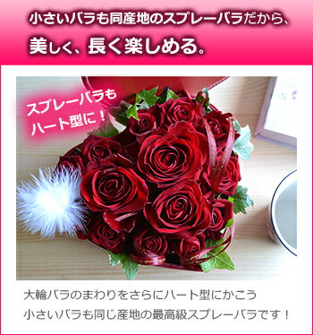 大輪バラのハート アレンジメント バレンタイン 誕生日 結婚記念日 プレゼント 開店 還暦 薔薇(ばら)送料無料格安通販　バレンタイン　人気　ランキング